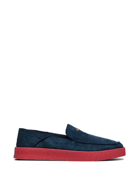 Hide&Jack crocodile-effect slip-on sneakers Blue ERIVA