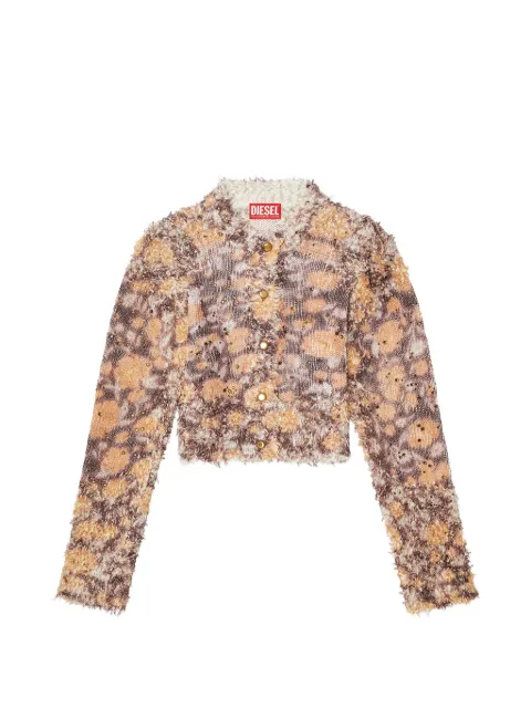 Diesel crystal button knitwear Brown A237000PLDG