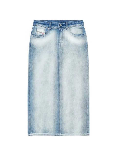Diesel De-Skye-Fsi five-pocket midi denim skirt Blue A2383209P29