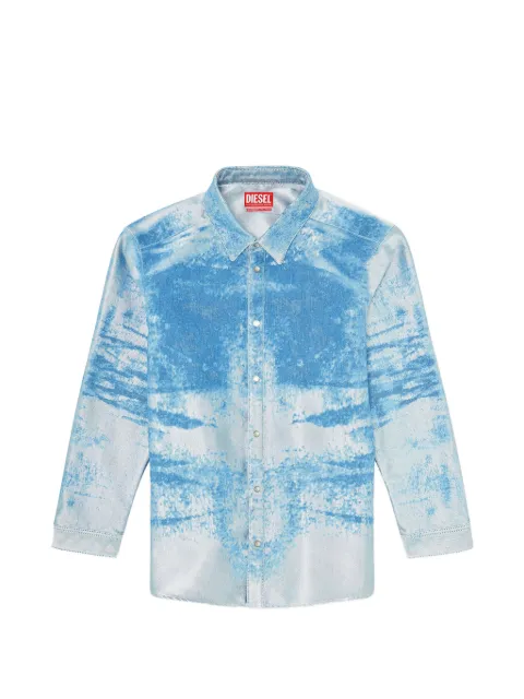 Diesel D-Kelmar-Fsi denim-effect shirt Blue A234260EFDK