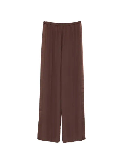 Forte Forte side-panel trousers Brown 145493093