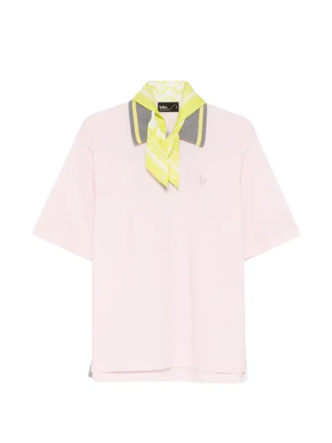 Kolor logo-embroidered polo shirt Pink T03202