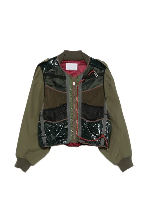 Kolor zip-up jacket Green 26SCMG06111
