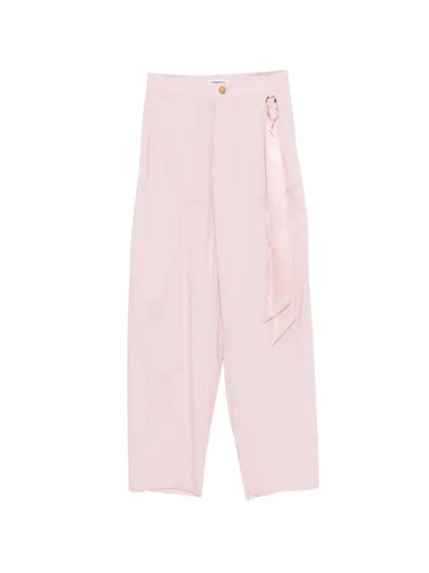 DARKPARK ring-detail trousers Pink WTR36FAC134