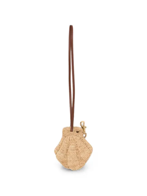 Chloé shell-motif bag charm Neutrals CH26AK261R64