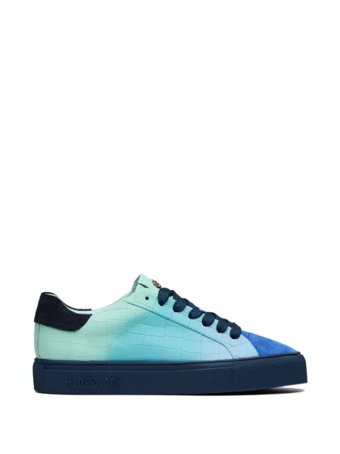 Hide&Jack croc-embossed sneakers Blue EIBKLBLUBOW
