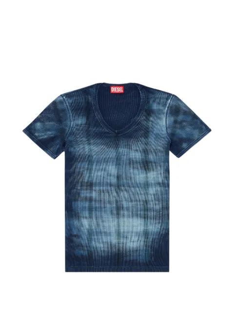 Diesel Luucas ribbed T-shirt Blue A229250DECR