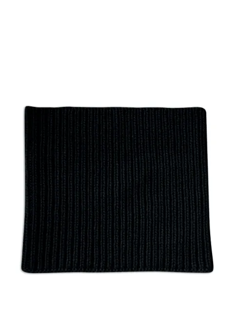 BOMPARD ribbed scarf Black AK429