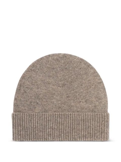 BOMPARD ribbed beanie hat Neutrals AK8