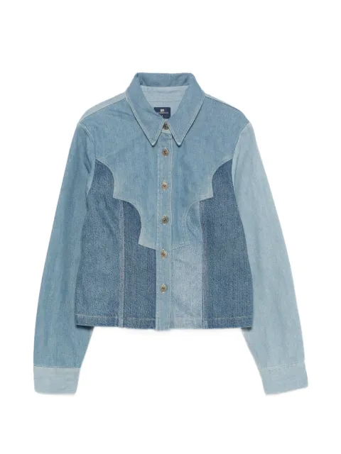 Levi's patchwork button-up jacket Blue 004TO0000