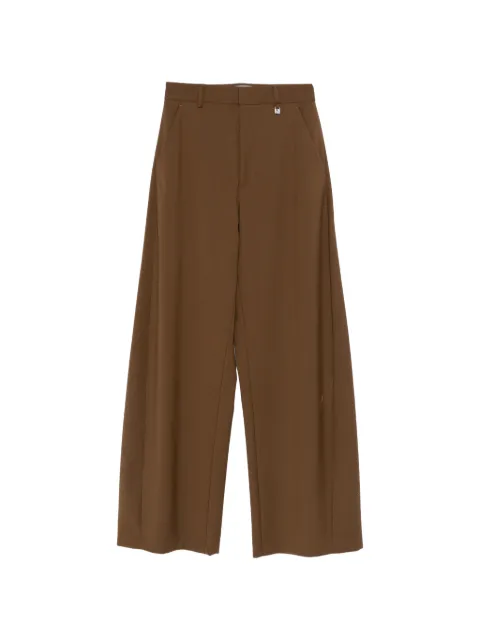 Giuseppe Di Morabito wool wide-leg trousers Brown 06PSPA159A16327B