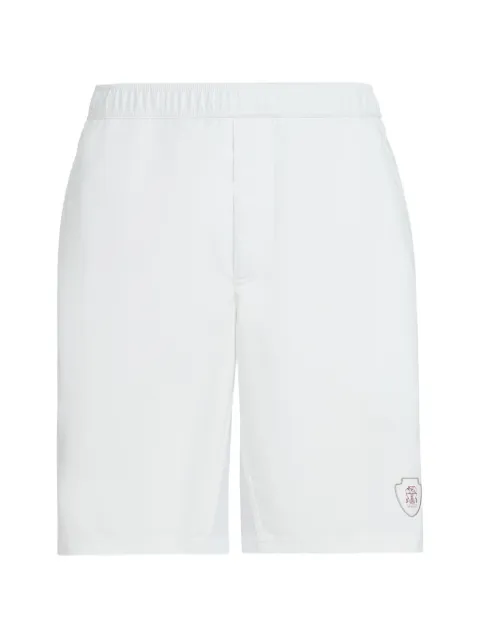 Brunello Cucinelli nylon shorts with logo White MB4223590TCEV50