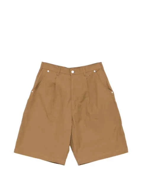 Comme des Garçons Homme pleated-front pocket-detail shorts Brown HQP028