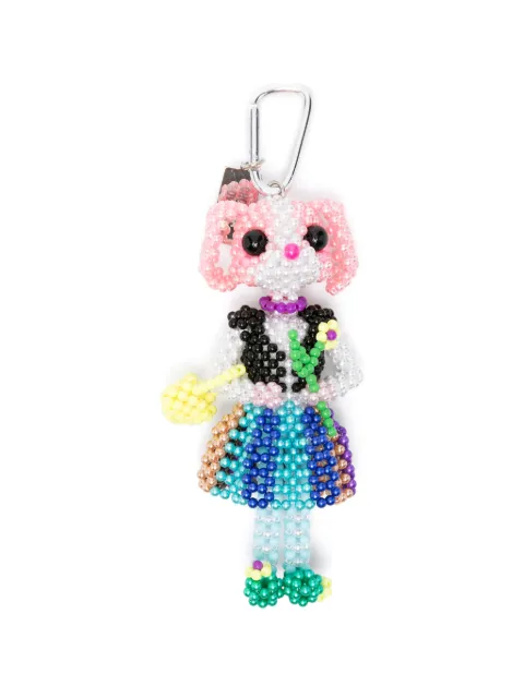 Chopova Lowena Bunny Shepherdess figure keyring Pink 7114