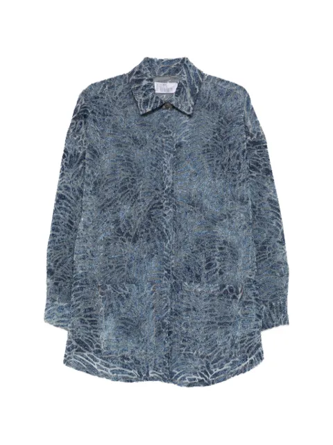 Giuseppe Di Morabito patterned shirt Blue 06PSED168D16319