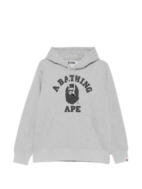 A BATHING APE® logo-print hoodie Grey 001PPM301003M