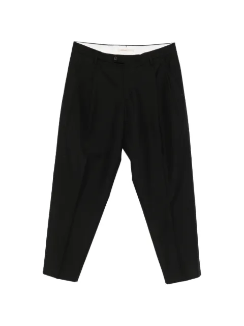 Briglia 1949 pleated pressed-crease trousers Black ARNOS30012600010