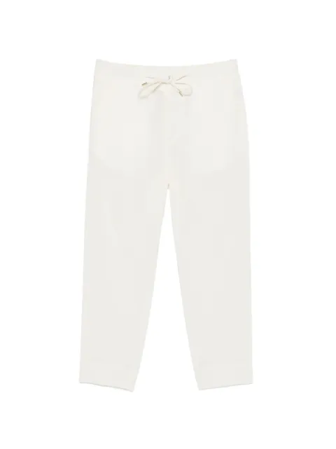 Briglia 1949 drawstring-waist cropped trousers White COVENTS300082