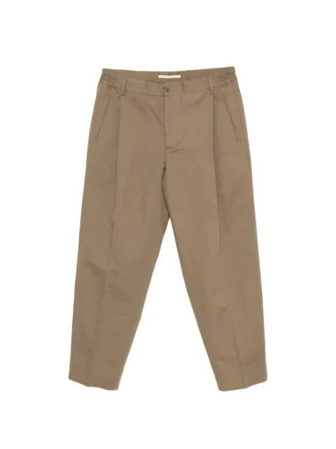 Briglia 1949 elasticated pleated trousers Green MANHATTANS300050