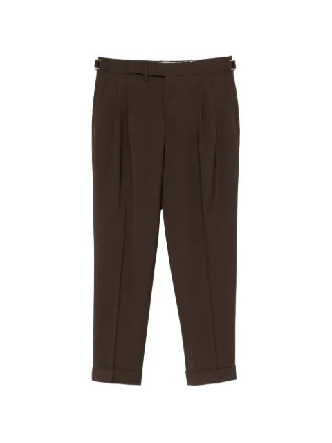 Briglia 1949 buckle pleated trousers Brown QUARTIERIW300108