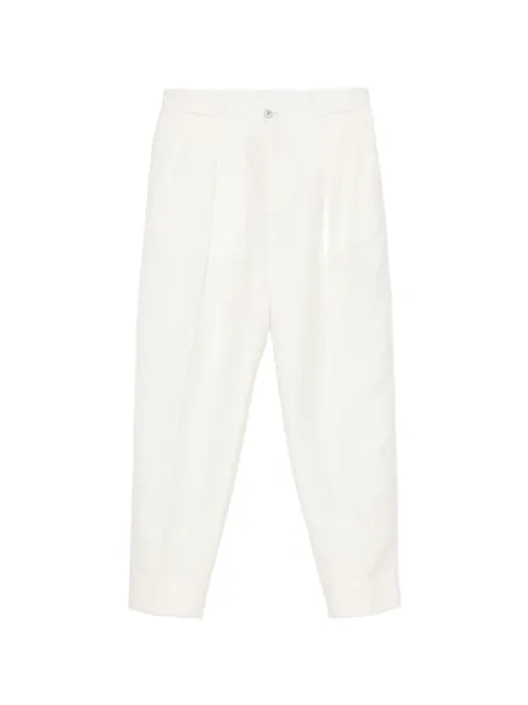 Briglia 1949 pleated elasticated-waistband trousers Neutrals PORTOBELLOW300130