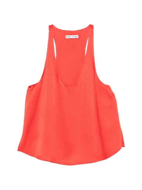 Blazé Milano scoop-neck top Red TOTAP01ENO