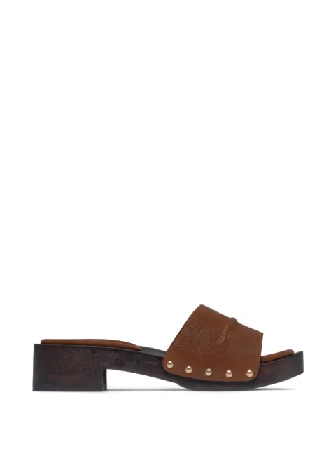 Bernardo Blyde studded sandals Brown BLYDE