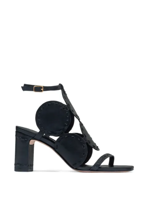 Bernardo New Moon appliqué ankle-strap sandals Black NEWMOON75
