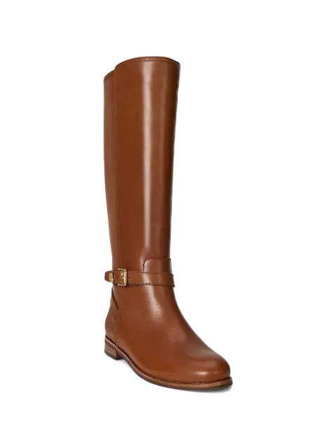 Lauren Ralph Lauren buckle boots Brown 802974383001