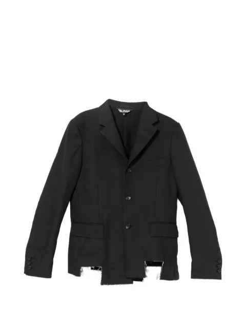 Black Comme Des Garçons embroidered cut-out blazer Black CBKJK1QJ017XQBKX00M