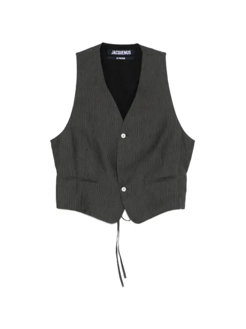 Jacquemus The Paysan gilet Grey JAM00106AW00810