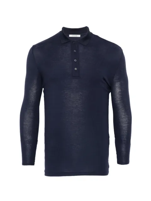 ENTIRE STUDIOS long-sleeve polo shirt Blue ESSS26PO01241