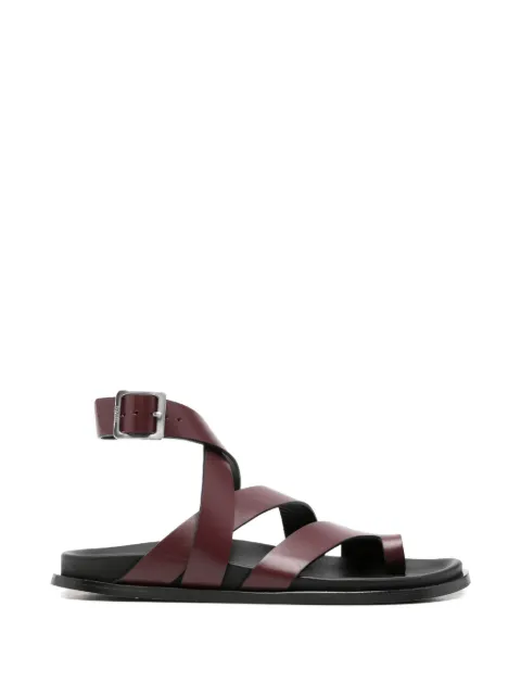 ALOHAS crossover toe-loop sandals Red S10113302