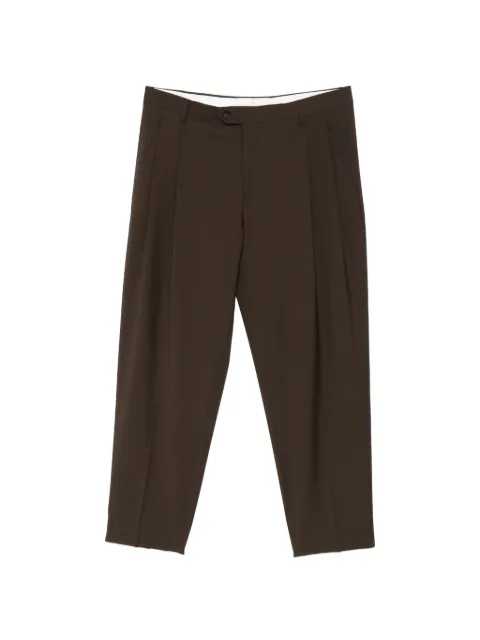 Briglia 1949 Arnos pleated trousers Brown ARNOS300108
