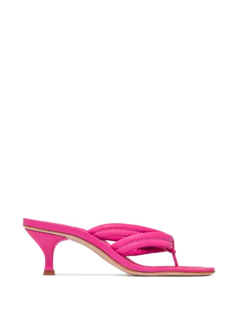 Bernardo Miami padded heeled sandals Pink MIAMI55