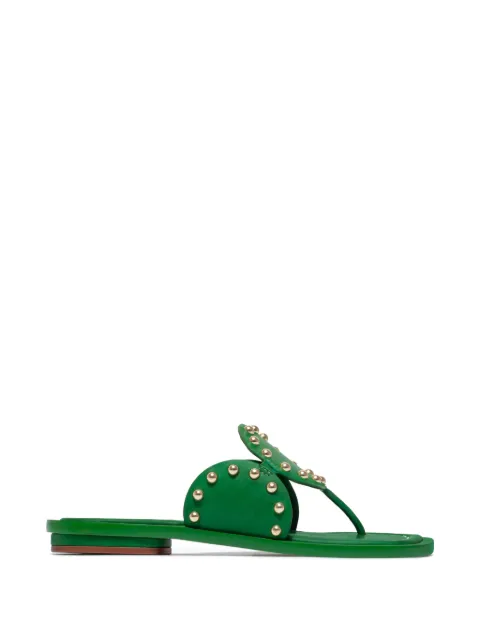 Bernardo Agartha studded sandals Green AGARTHA