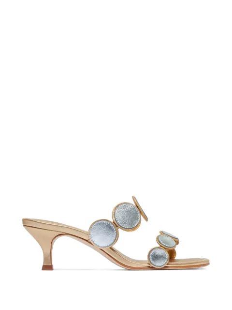 Bernardo Prya circle sandals Silver PRYA