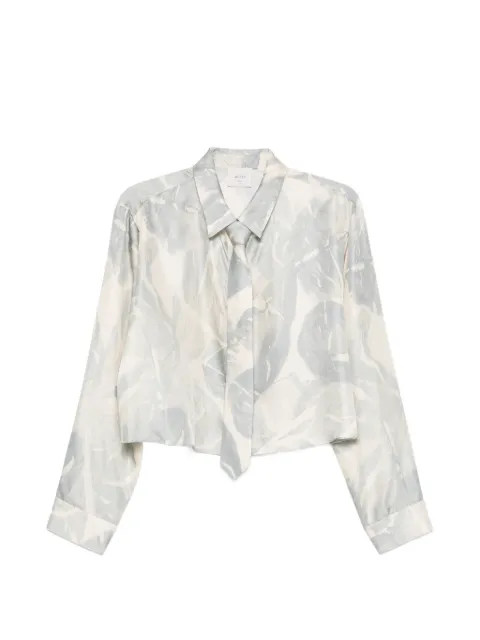 Alysi tie printed shirt Neutrals 116503P6031