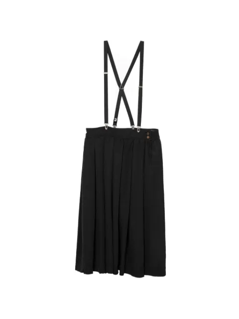 Black Comme Des Garçons braced midi skirt Black 1QS002