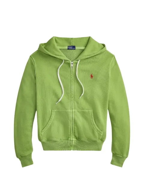 Polo Ralph Lauren logo-embroidered hoodie Green 211971693500