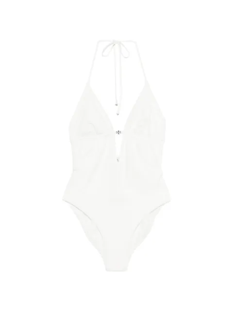 Tory Burch halterneck swimsuit White 178581