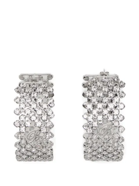 Blumarine rhinestone-embellished earrings Silver P622W397BA9939TU