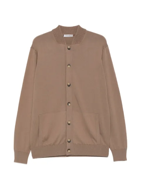 Kangra kangaroo-pocket cardigan Brown 30115602