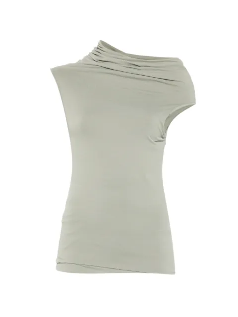 Rick Owens Lilies Lola draped top Green LI01F7223CVI