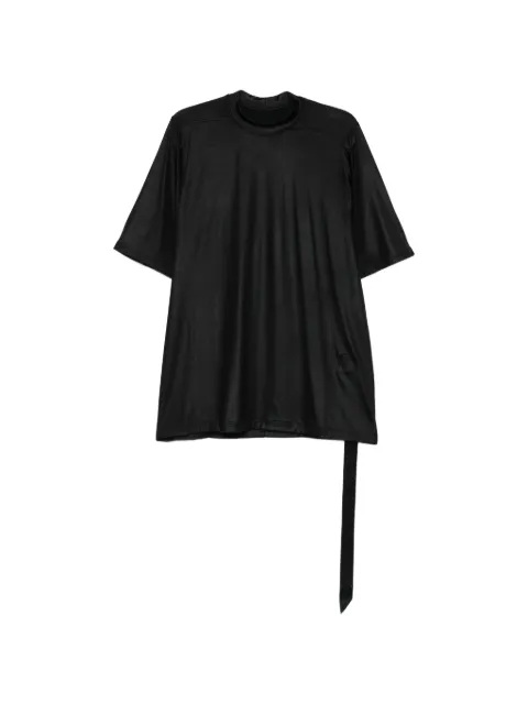 Rick Owens DRKSHDW short-sleeve ribbon T-shirt Black DS01F4204JL