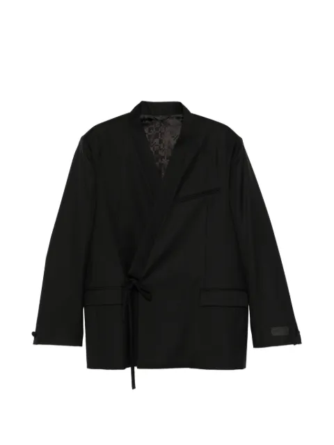Kenzo tie-fastening blazer Black FG55VE1609TV