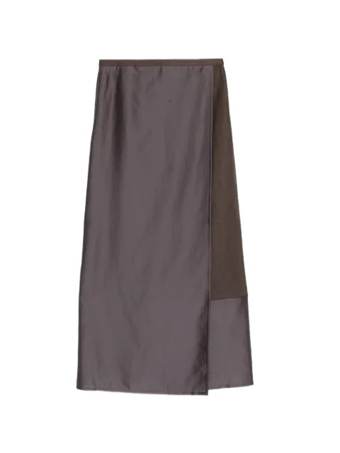 R2W Amora colour-block midi skirt Grey RYSKEB10862N