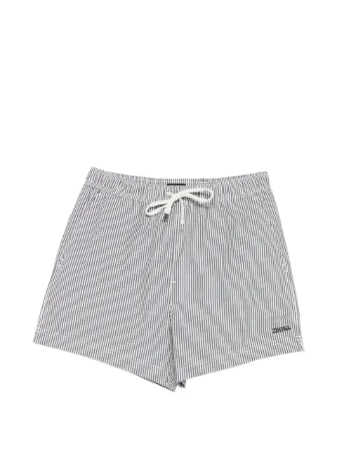 Zegna striped swim shorts White AHB14A3BHEL00