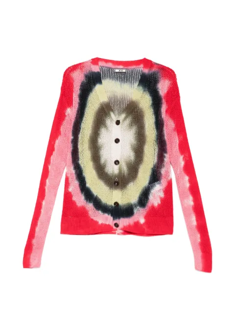 KHOKI buttoned knit cardigan Red 26SSK01