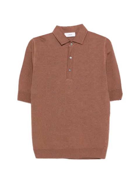 Lardini buttoned polo shirt Brown PALPMC101PA66013